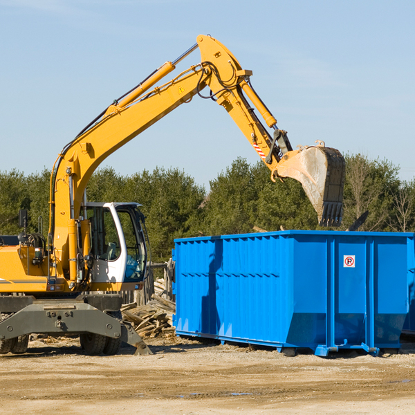 are there any restrictions on where a residential dumpster can be placed in Haakon County South Dakota